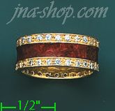 14K Gold Fancy Enamel Ring