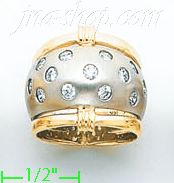 14K Gold Fancy Satin Ring