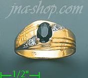 14K Gold CZ Ring