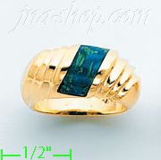 14K Gold Assorted Stone Ring