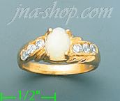 14K Gold Assorted Stone Ring