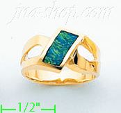 14K Gold Assorted Stone Ring