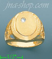 14K Gold Men's Ring