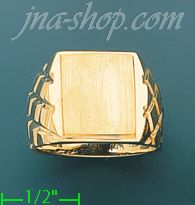 14K Gold Men's Ring