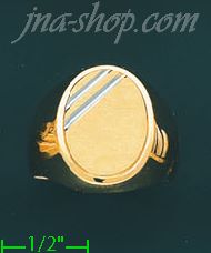 14K Gold Men's Ring