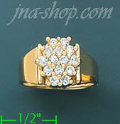 14K Gold Ladies' CZ Ring