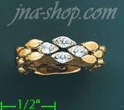 14K Gold Ladies' CZ Ring