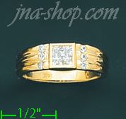 14K Gold Ladies' CZ Ring