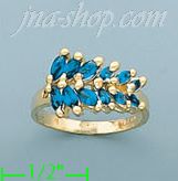 14K Gold Polished Ladies' CZ Ring