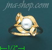 14K Gold Polished Ladies' CZ Ring