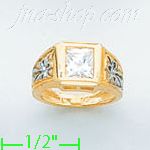 14K Gold Baby CZ Ring
