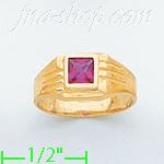 14K Gold Baby CZ Ring