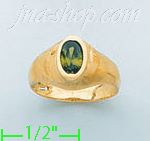 14K Gold Baby CZ Ring