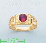 14K Gold Baby CZ Ring