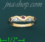 14K Gold Baby CZ Ring