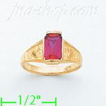 14K Gold Baby CZ Ring