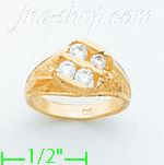 14K Gold Baby Ring