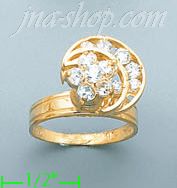 14K Gold Ladies' Motion Ring