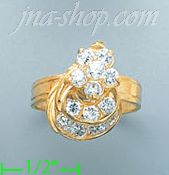 14K Gold Ladies' Motion Ring