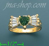 14K Gold Ladies' CZ Ring