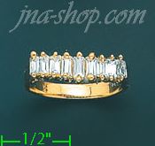 14K Gold Ladies' CZ Ring