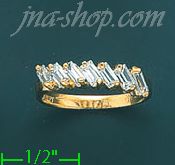 14K Gold Ladies' CZ Ring