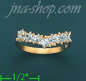 14K Gold Ladies' CZ Ring