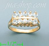 14K Gold Ladies' CZ Ring