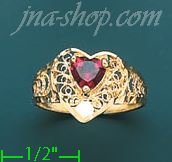 14K Gold Ladies' CZ Ring