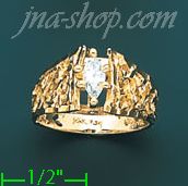 14K Gold Ladies' CZ Ring