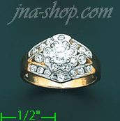 14K Gold Ladies' CZ Ring