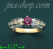 14K Gold Ladies' CZ Ring