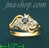 14K Gold Ladies' CZ Ring