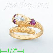 14K Gold Ladies' CZ Ring