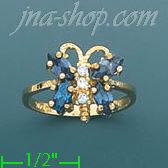 14K Gold Ladies' CZ Ring