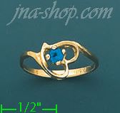 14K Gold Ladies' CZ Ring