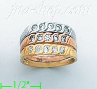 14K Gold Assorted Ladies' Ring