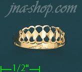 14K Gold Dia-Cut Ring