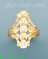 14K Gold Ladies' Dia-Cut Ring