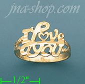 14K Gold Ladies' Dia-Cut Ring