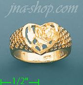 14K Gold Ladies' Dia-Cut Ring