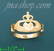 14K Gold Ladies' Dia-Cut Ring