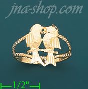 14K Gold Ladies' Dia-Cut Ring