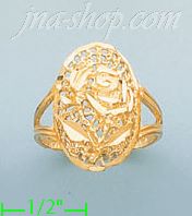 14K Gold Ladies' Dia-Cut Ring