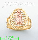 14K Gold 3Color Dia-Cut Ring