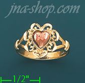 14K Gold 3Color Dia-Cut Ring