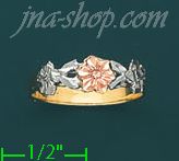 14K Gold 3Color Dia-Cut Ring