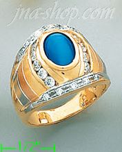 14K Gold Men's Ring