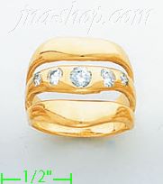 14K Gold Ladies' Light Ring