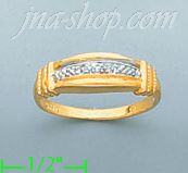 14K Gold Ladies' Pave Ring